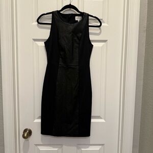 Milly Lambskin Leather Dress